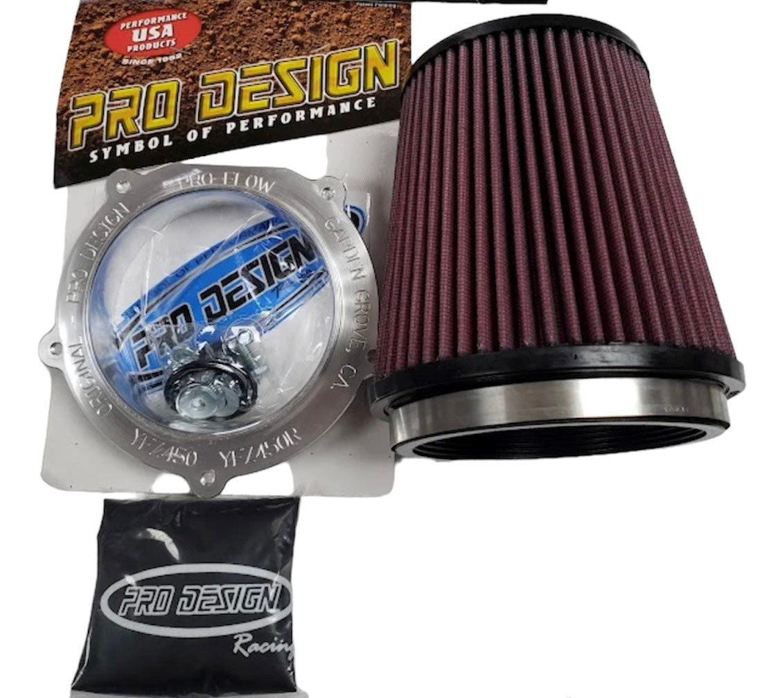 Yamaha YFZ450 YFZ450R Pro Flow K&N Intake Kit